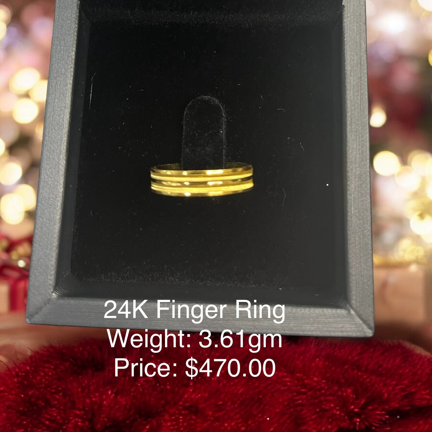 24K Original Gold Finger Ring