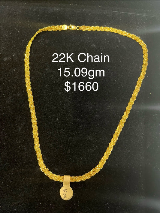 22K Gold Chain