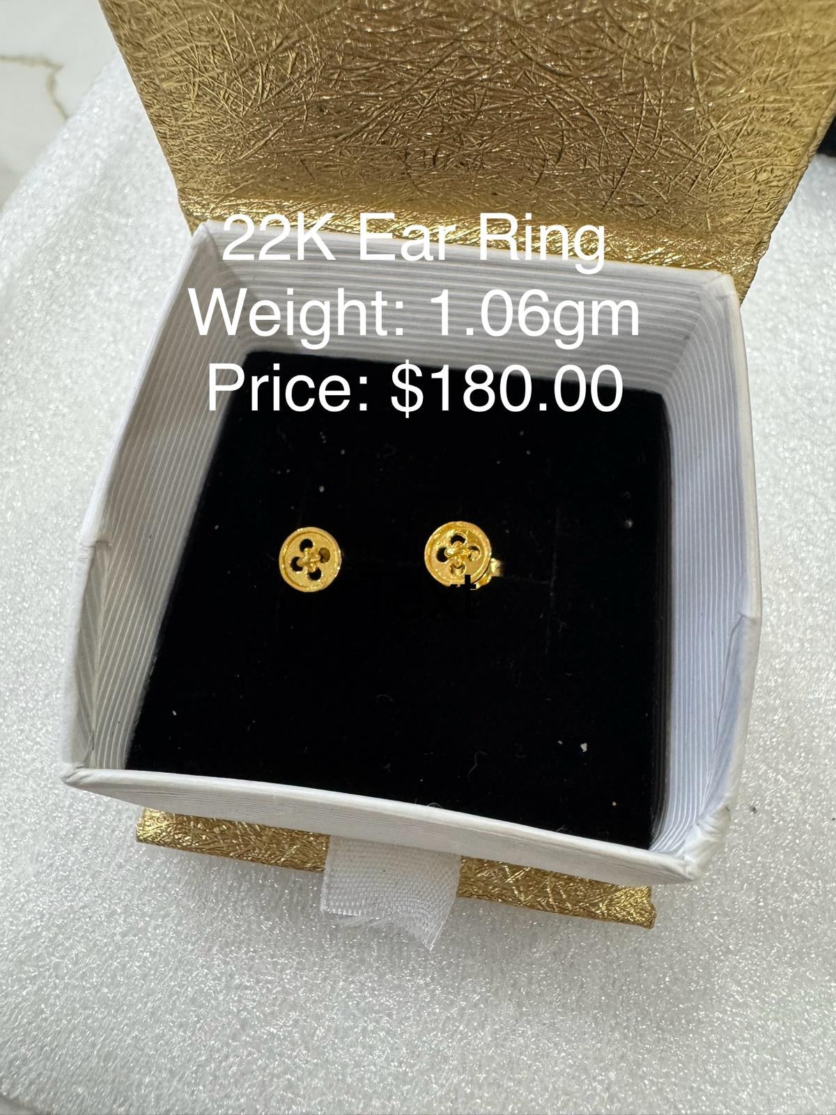 22K Gold Earring