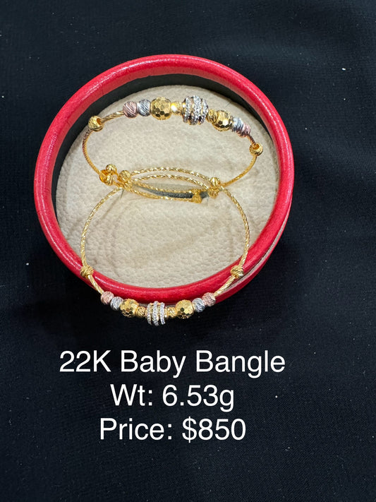 22K Baby Bangle