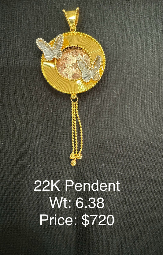 22K Gold Pendant