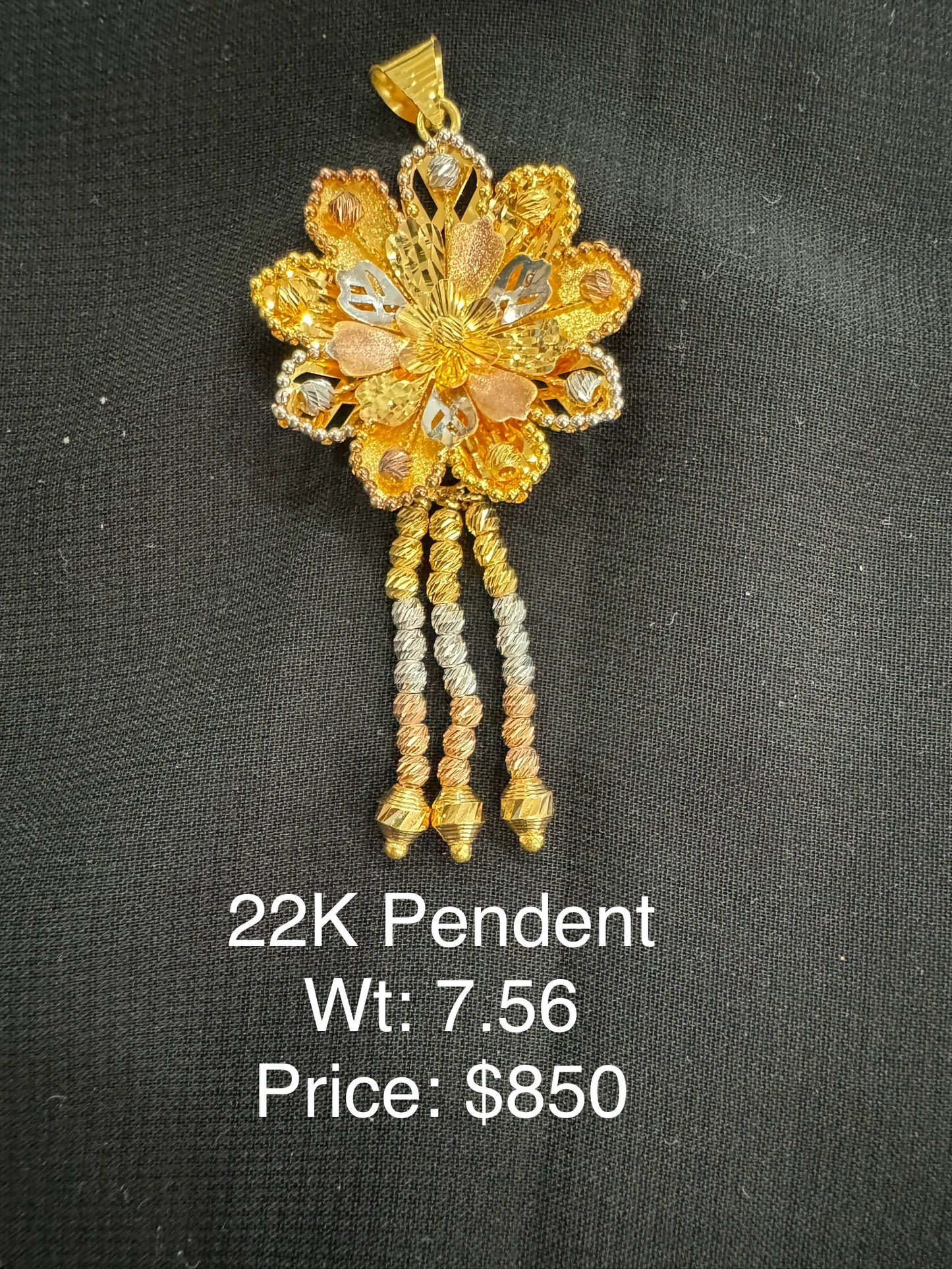 22K Gold Pendant