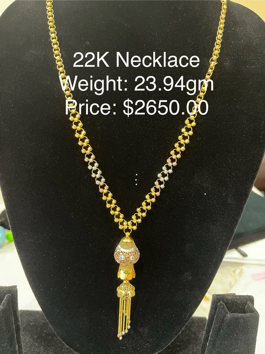 22K Gold Necklace