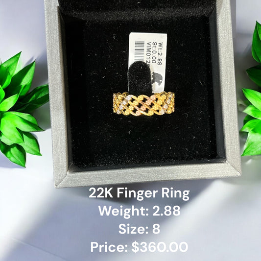 22K Original Gold Finger Ring