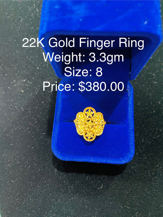 22K Finger Ring