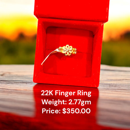 22K Original Gold Finger Ring