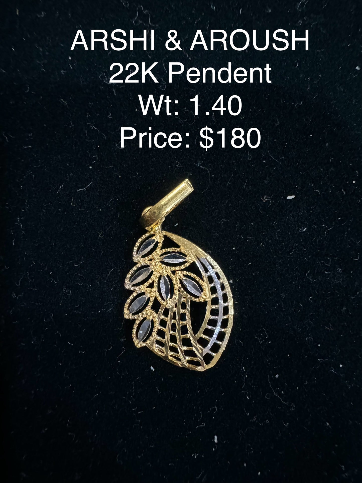 22K Gold Pendant