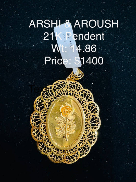 22K Gold Pendant