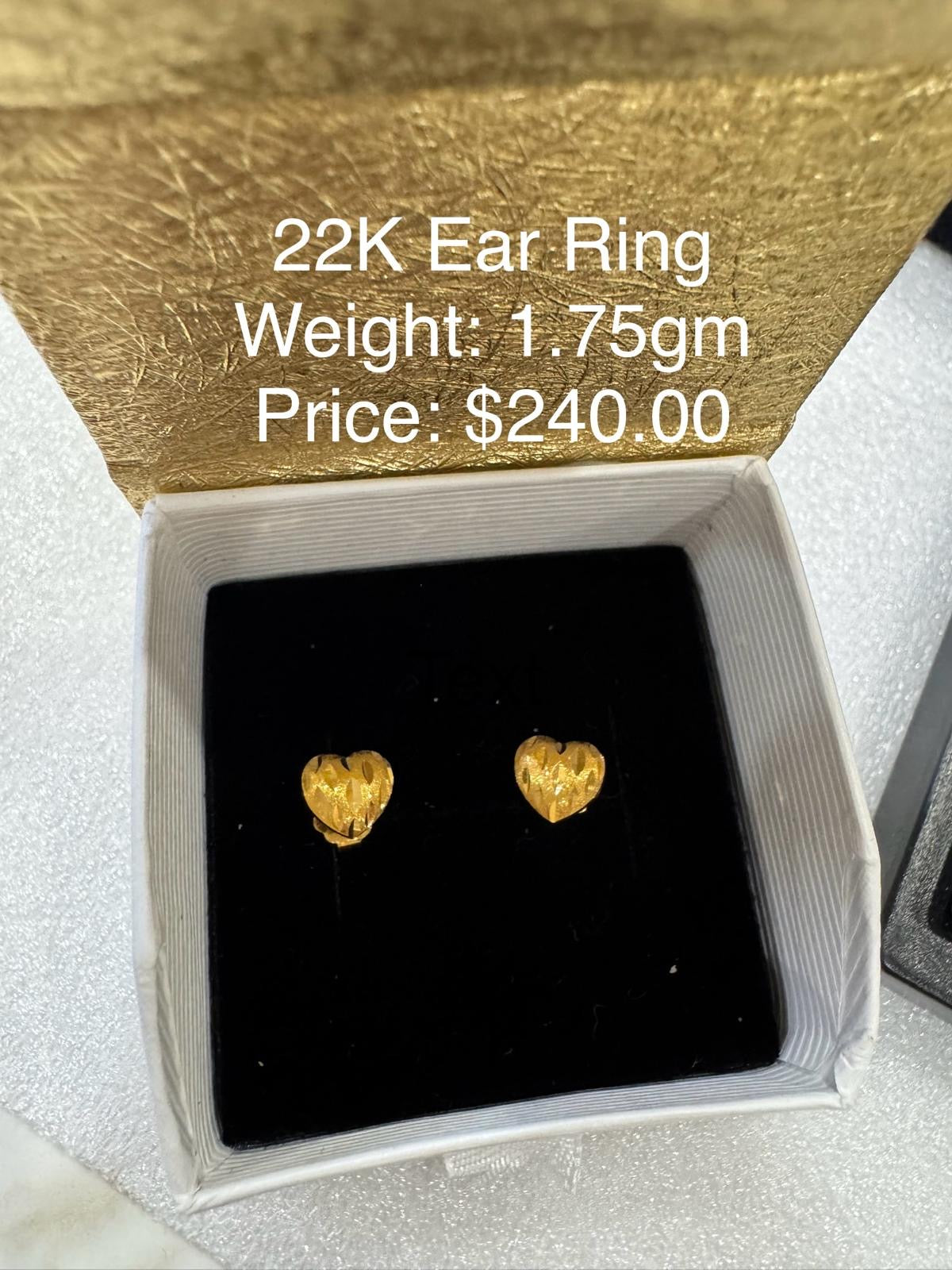 22K Gold Earring