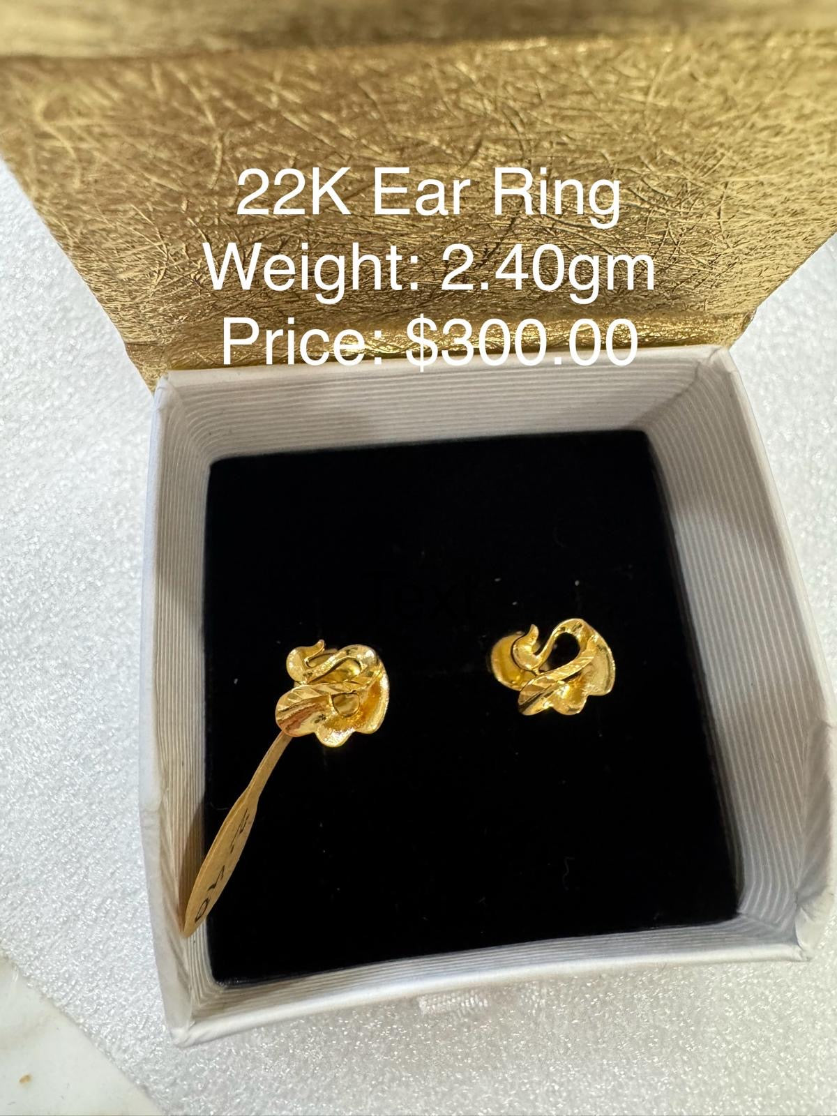 22K Gold Earring