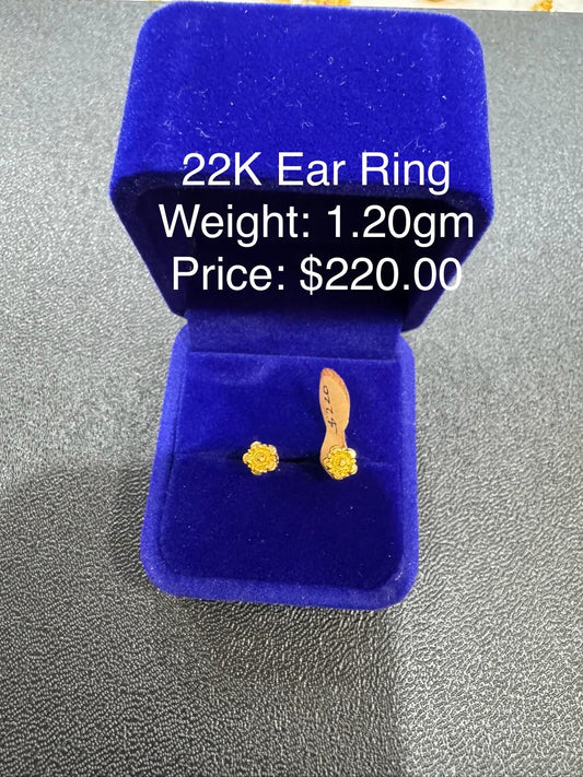 22K Gold Earring