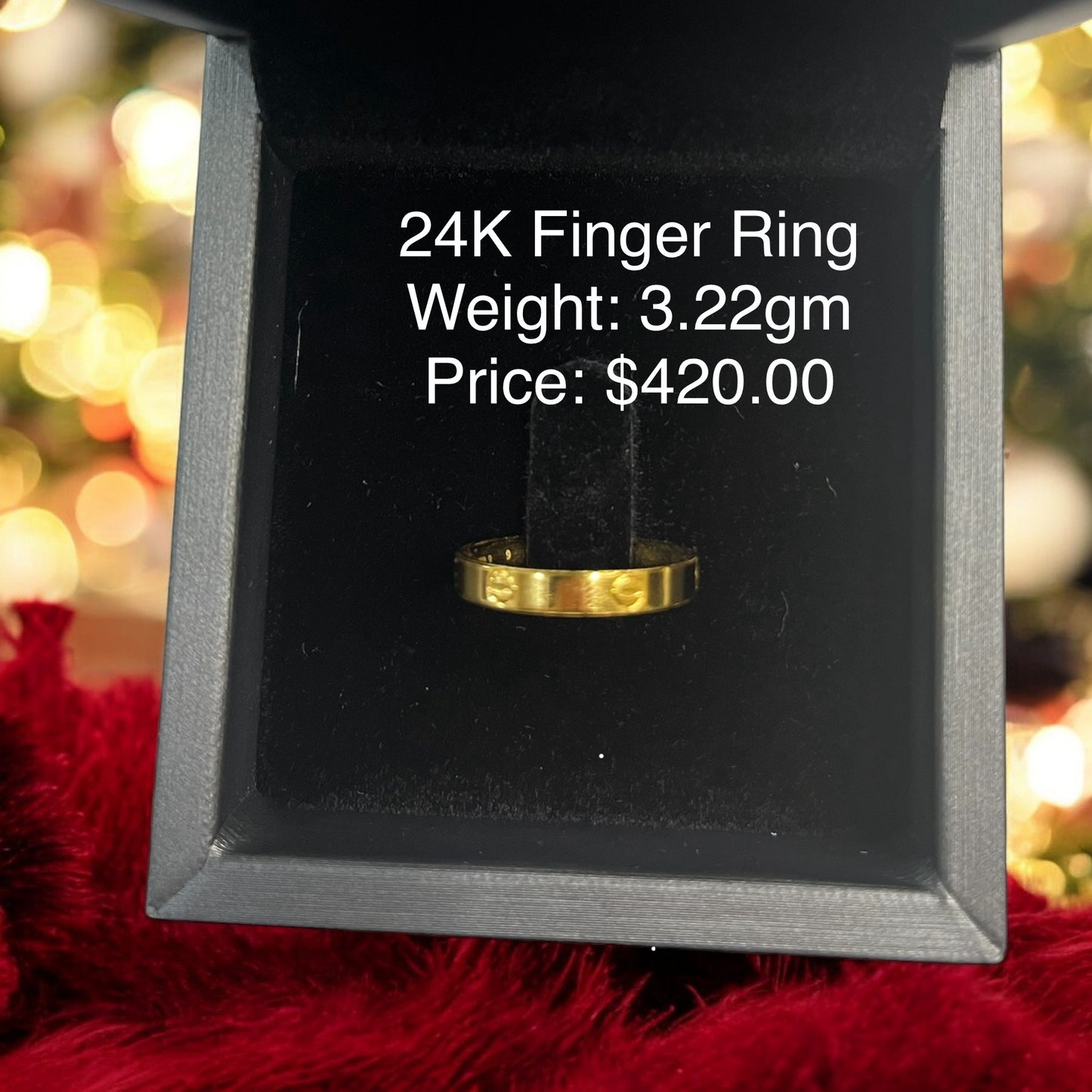 24K Gold Ring