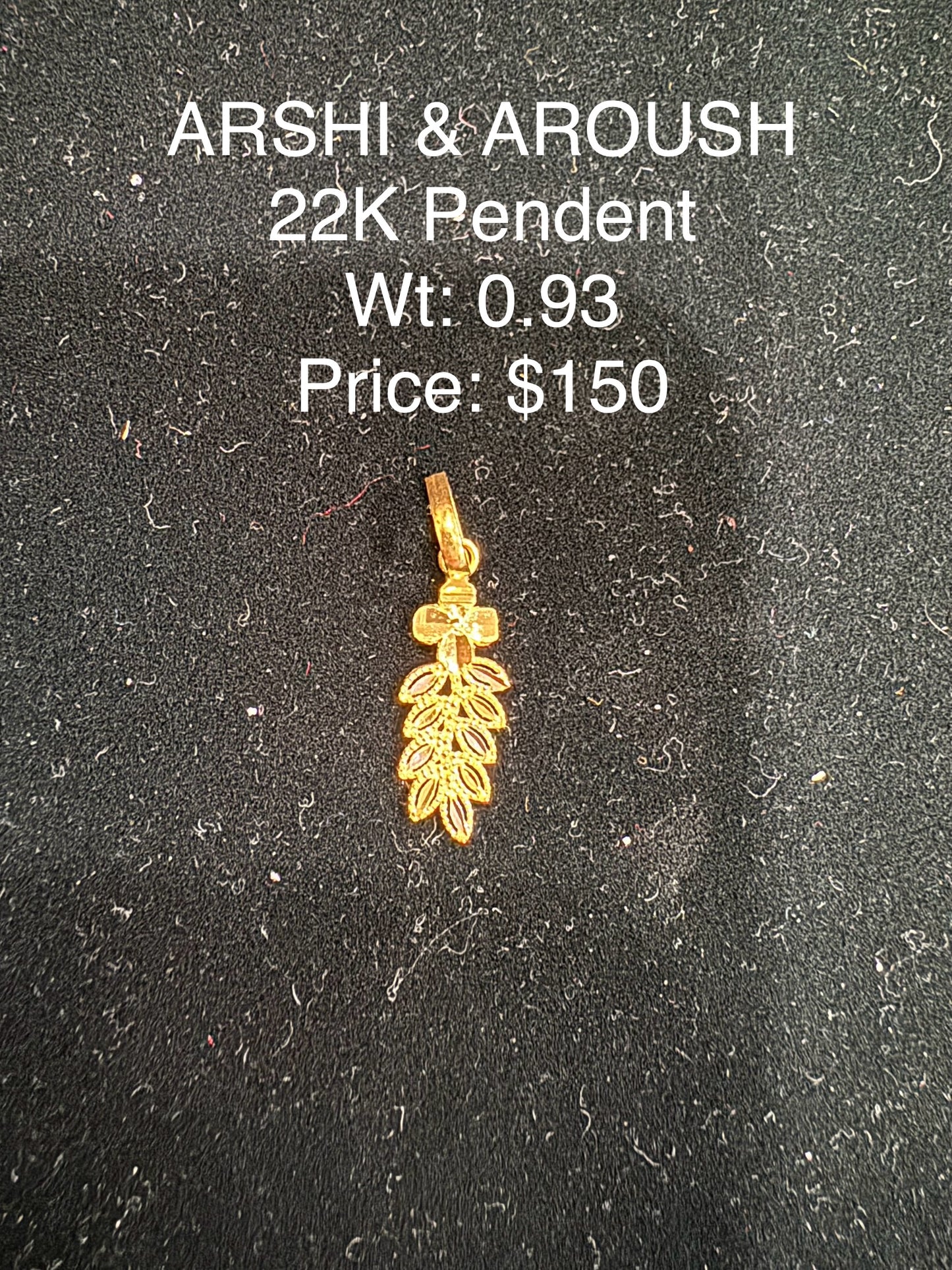 22K Gold Pendant