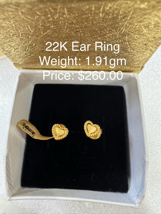 22K Gold Earring