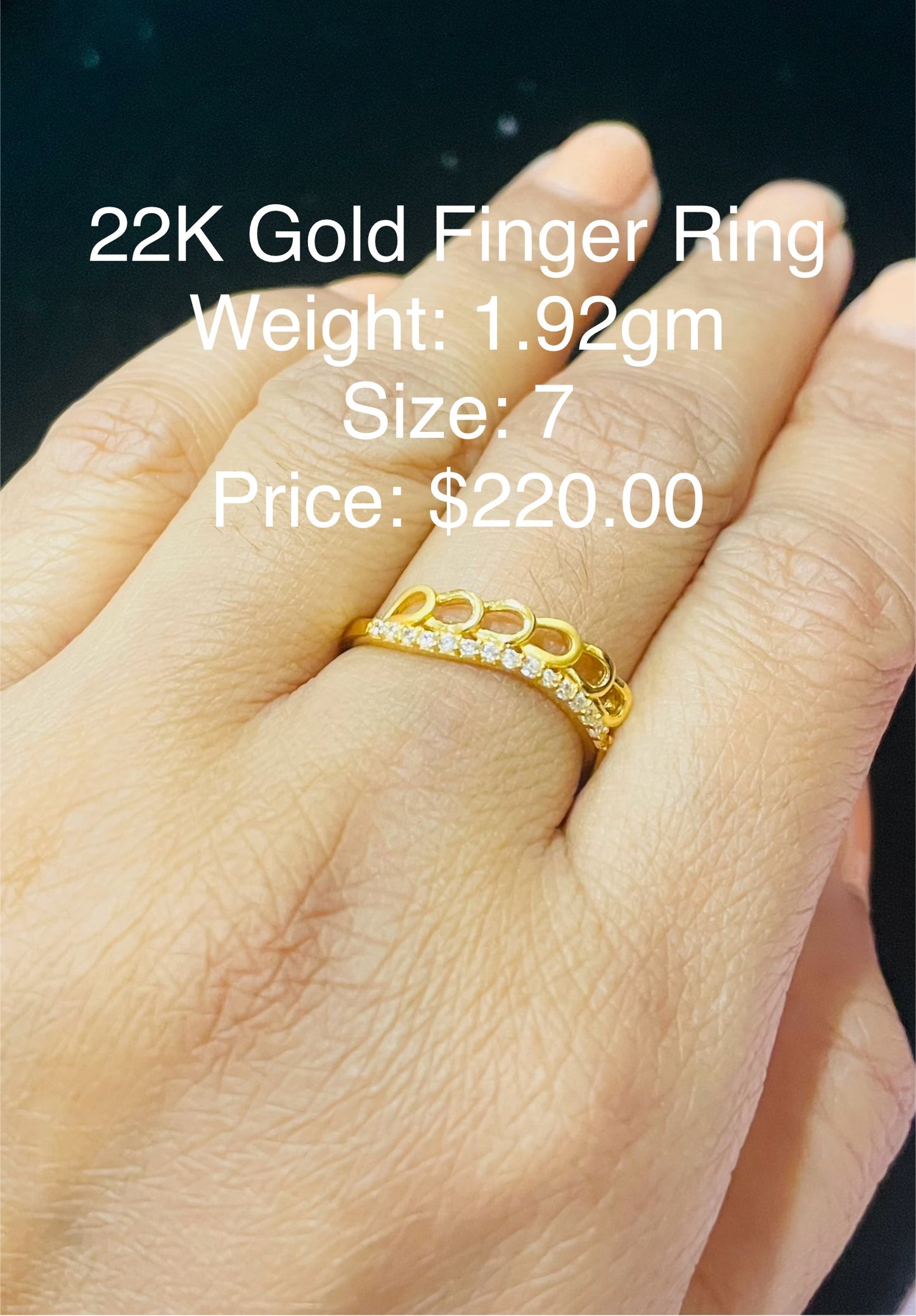 22K Finger Ring