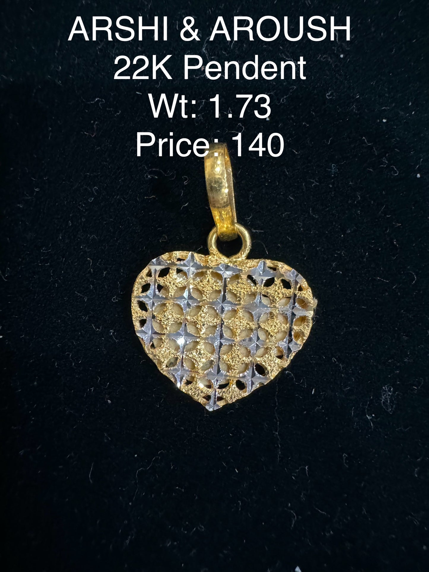 22K Gold Pendant