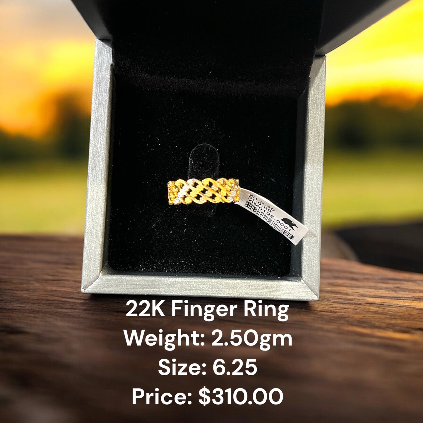 22K Original Gold Finger Ring