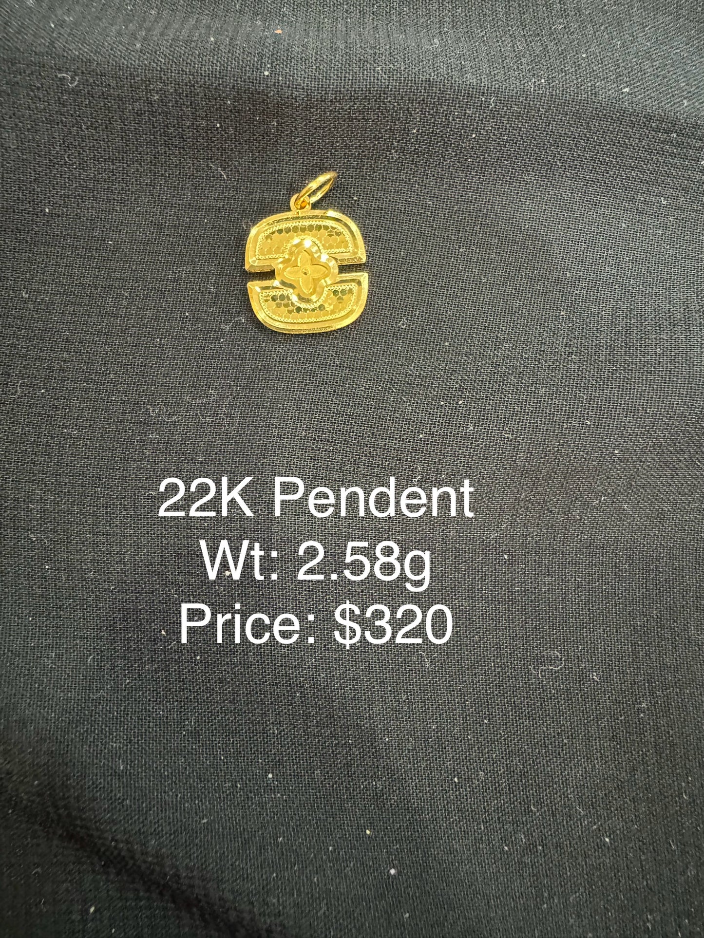 22K Gold Pendant