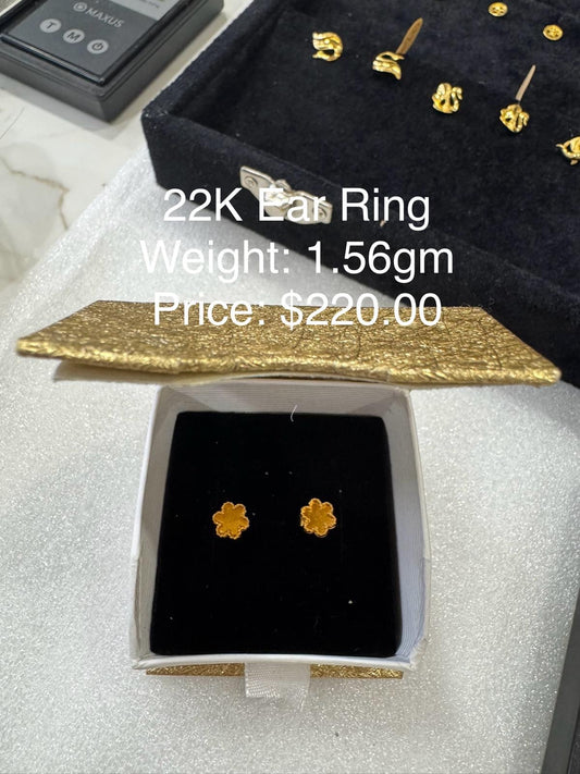 22K Gold Earring