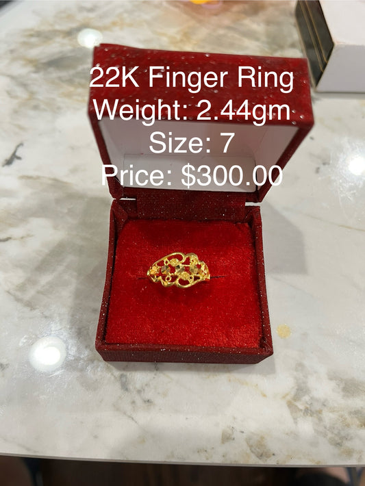 22K Finger Ring