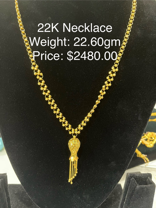 22K Gold Necklace