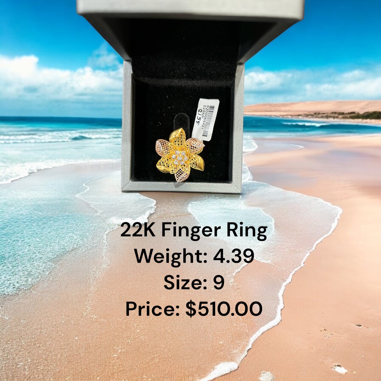 22K Original Gold Finger Ring