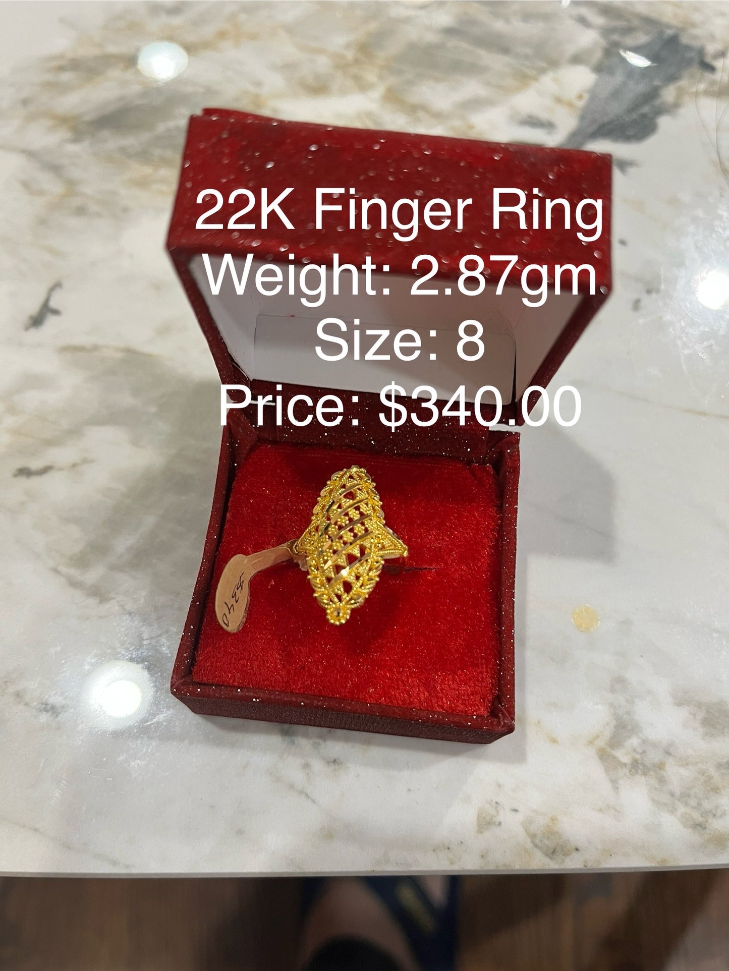 22K Finger Ring