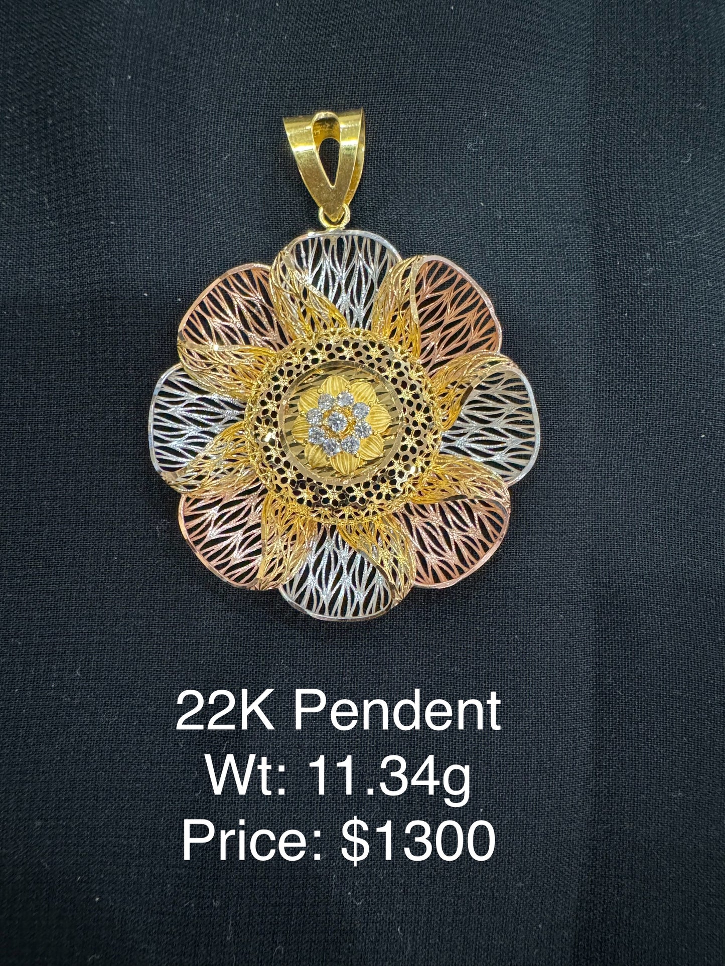 22K Gold Pendant