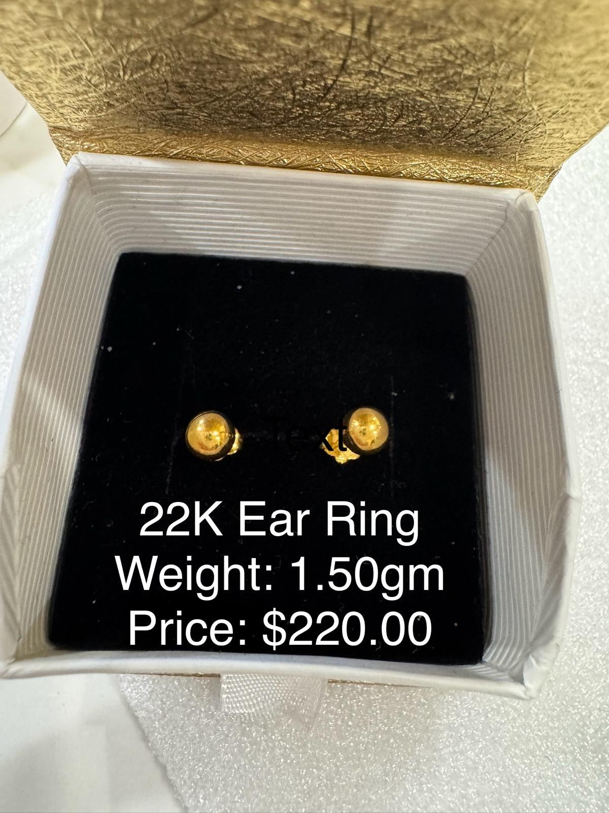 22K Gold Earring