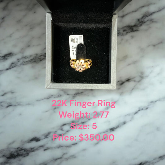 22K Original Gold Finger Ring