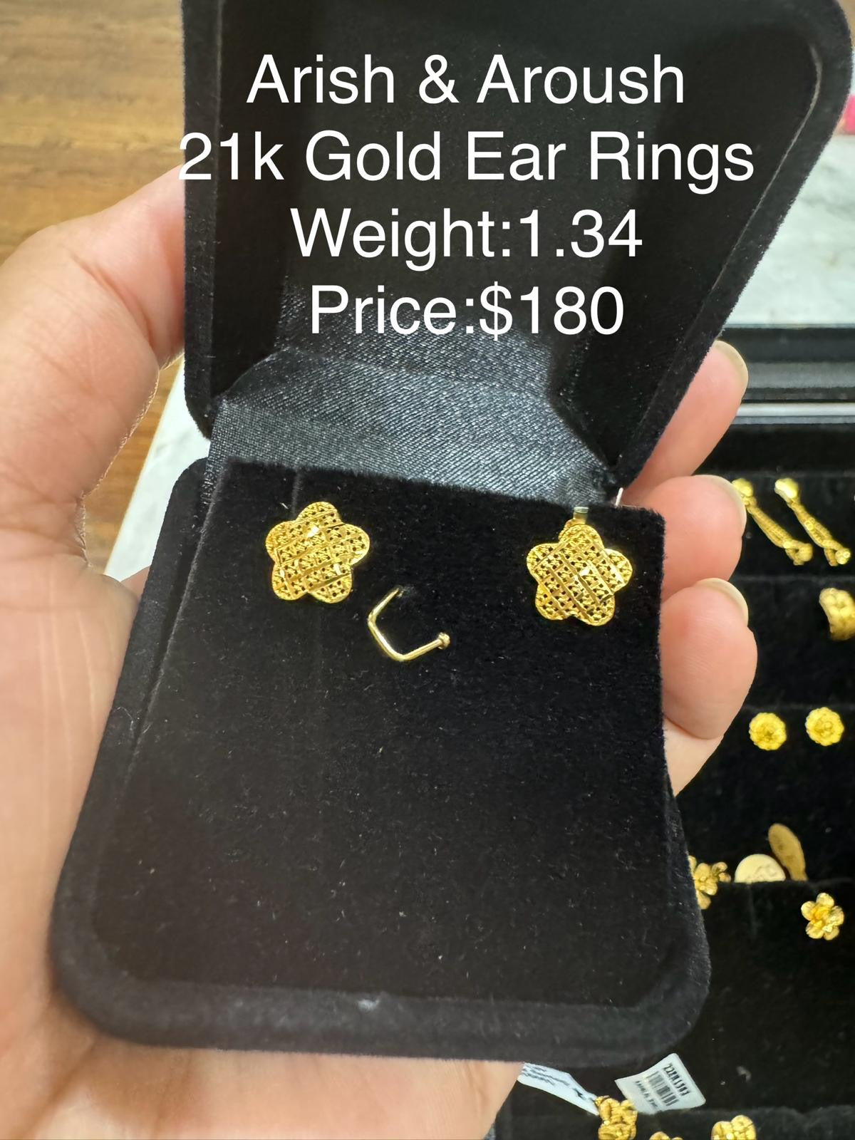 22K Gold Earring