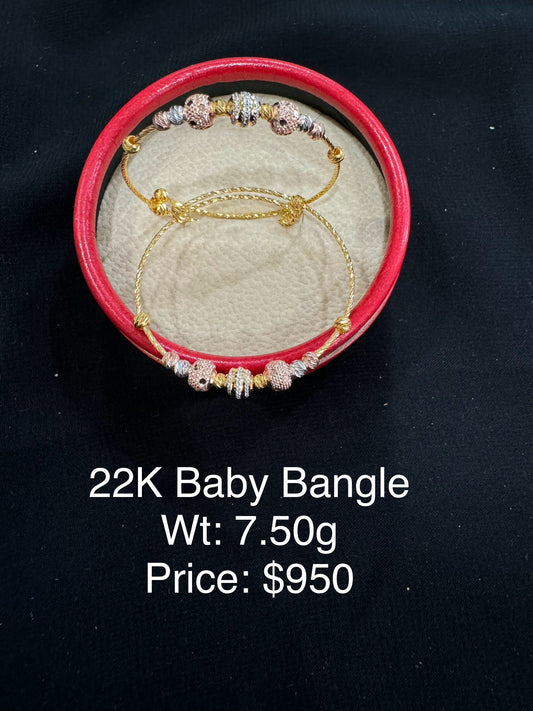 22K Baby Bangle