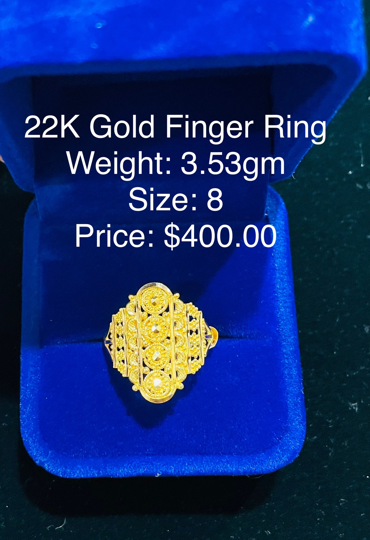 22K Finger Ring