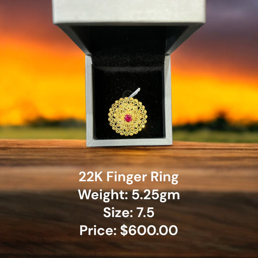 22K Original Gold Finger Ring