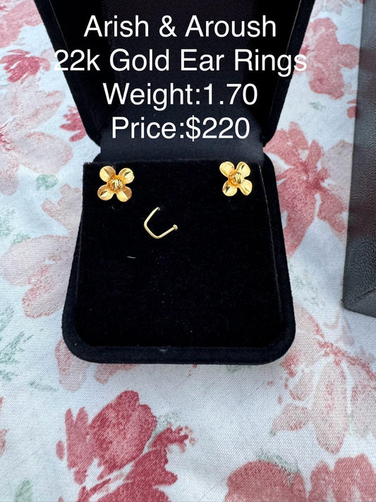 22K Gold Earring