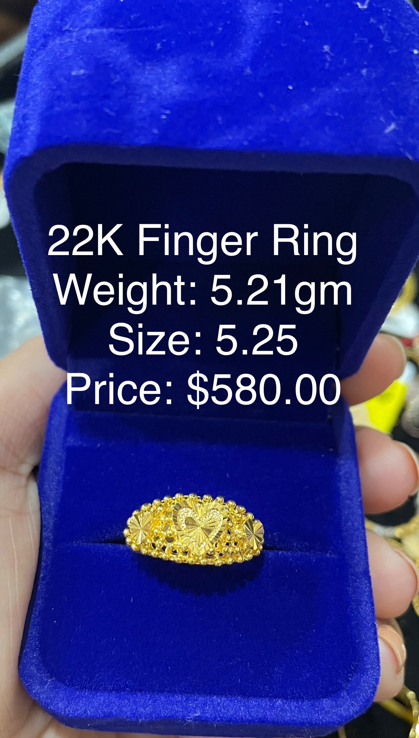 22K Finger Ring