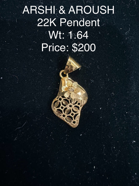 22K Gold Pendant