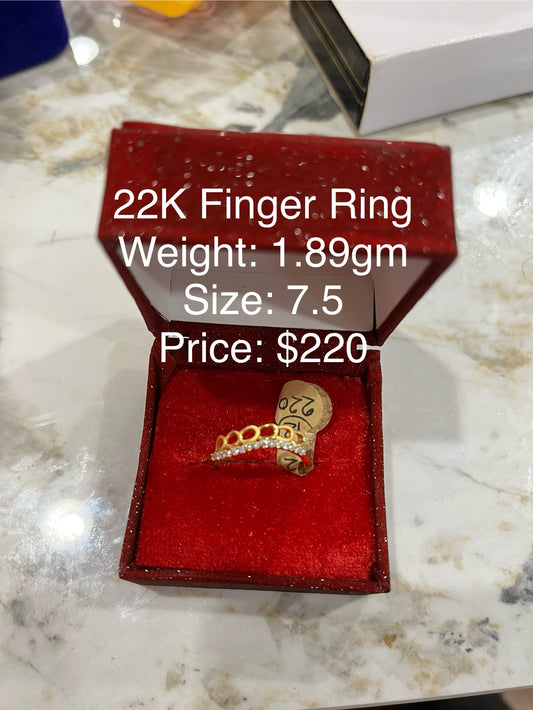 22K Finger Rimg