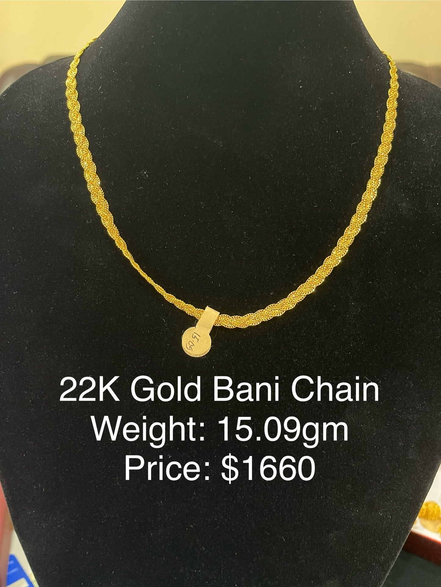 22K Gold Bani Chain