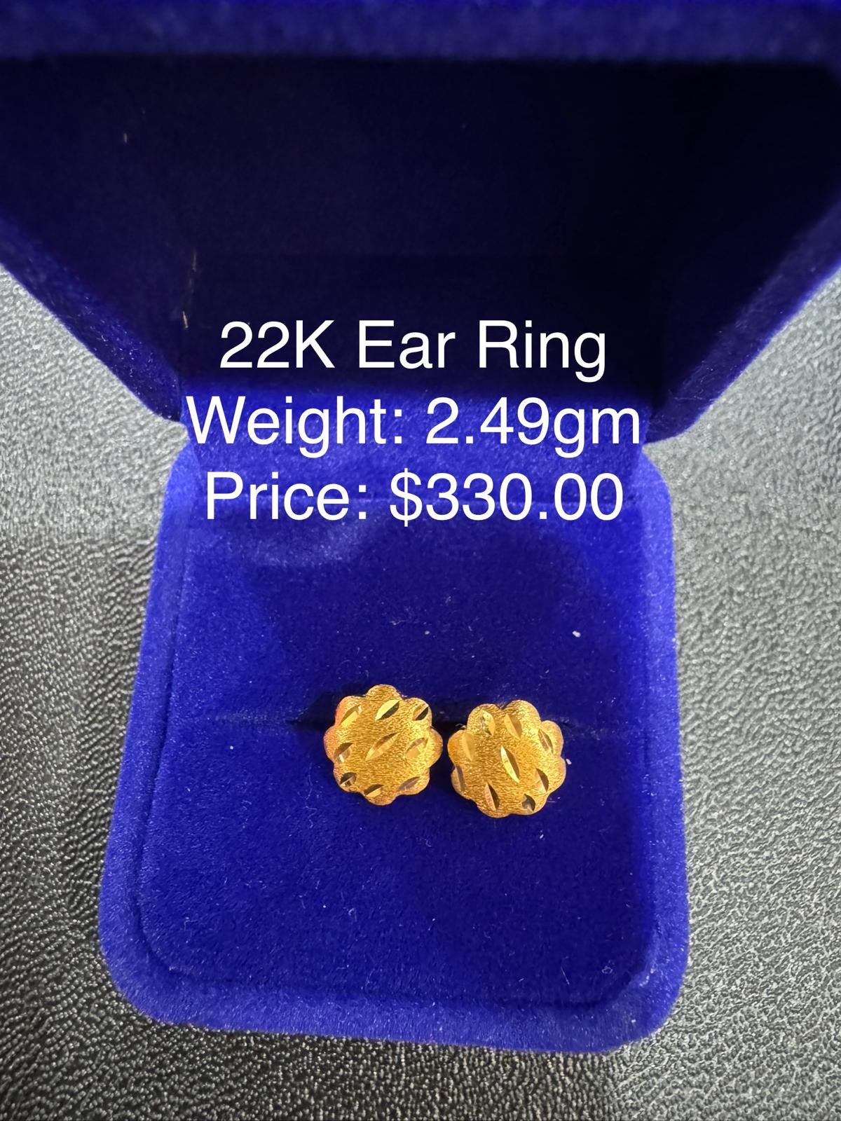 22K Gold Earring