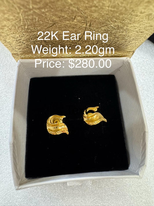 22K Gold Earring